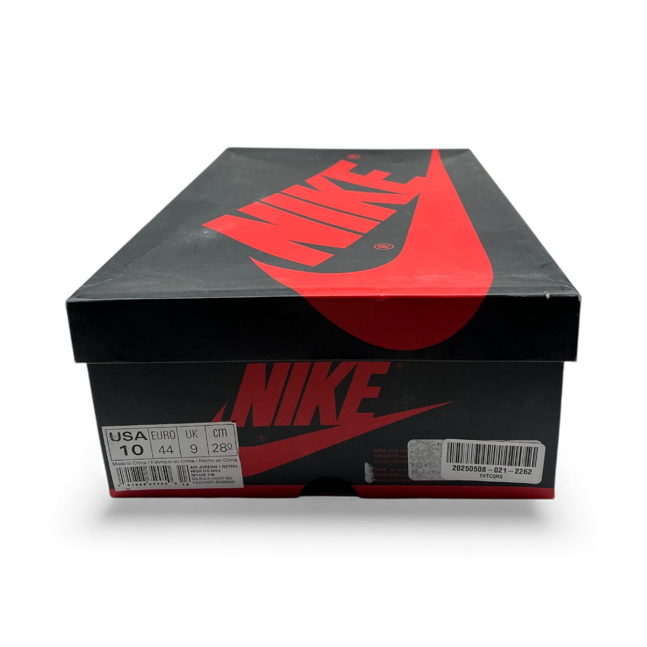 Air Jordan 1 Retro High Not For Resale “Varsity Red” 2018