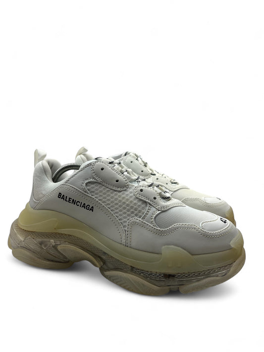 Balenciaga Triple S White "Clear Sole" 2022