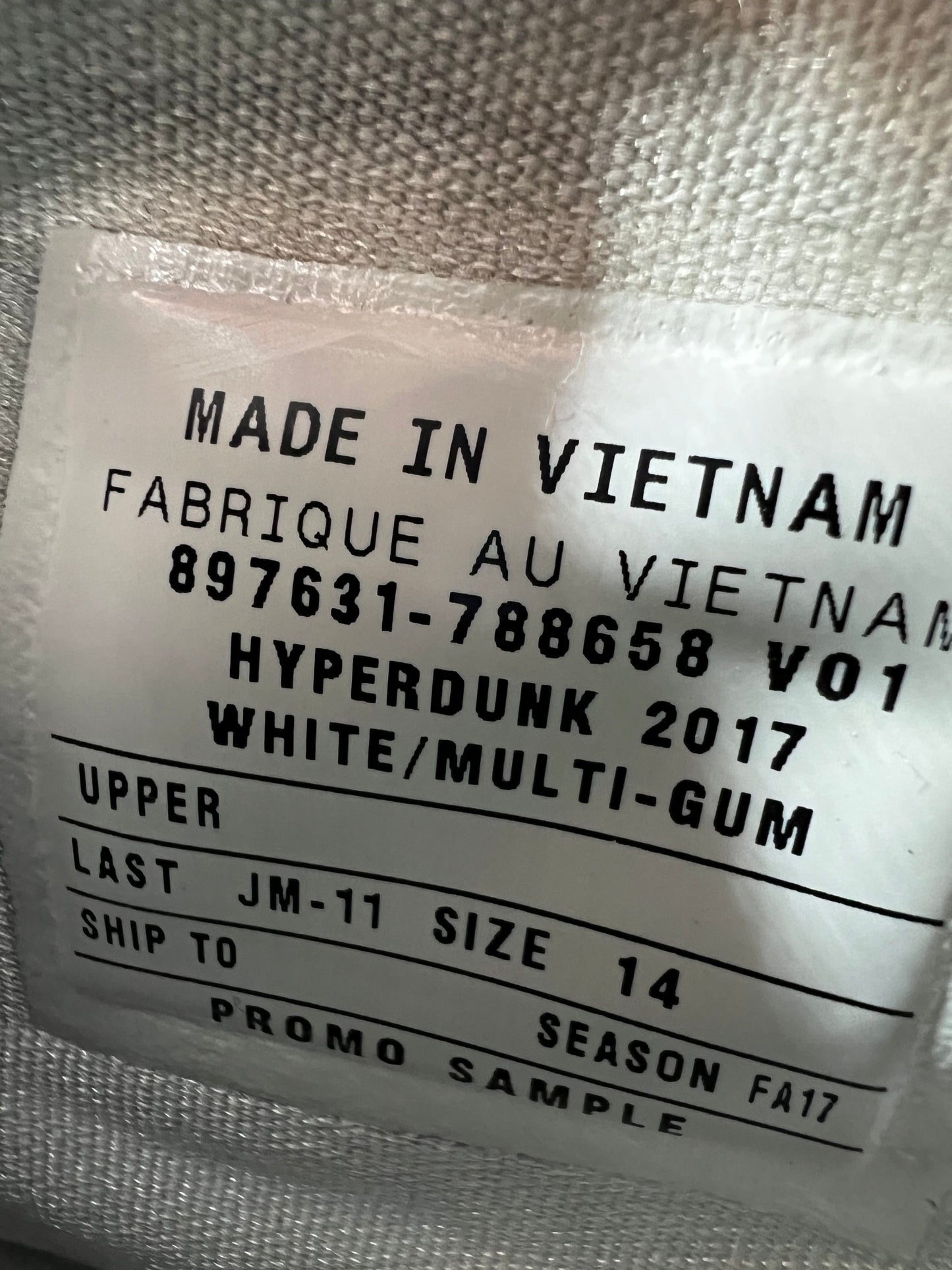 Nike Hyperdunk 2017 “EYBL Academy” Sample