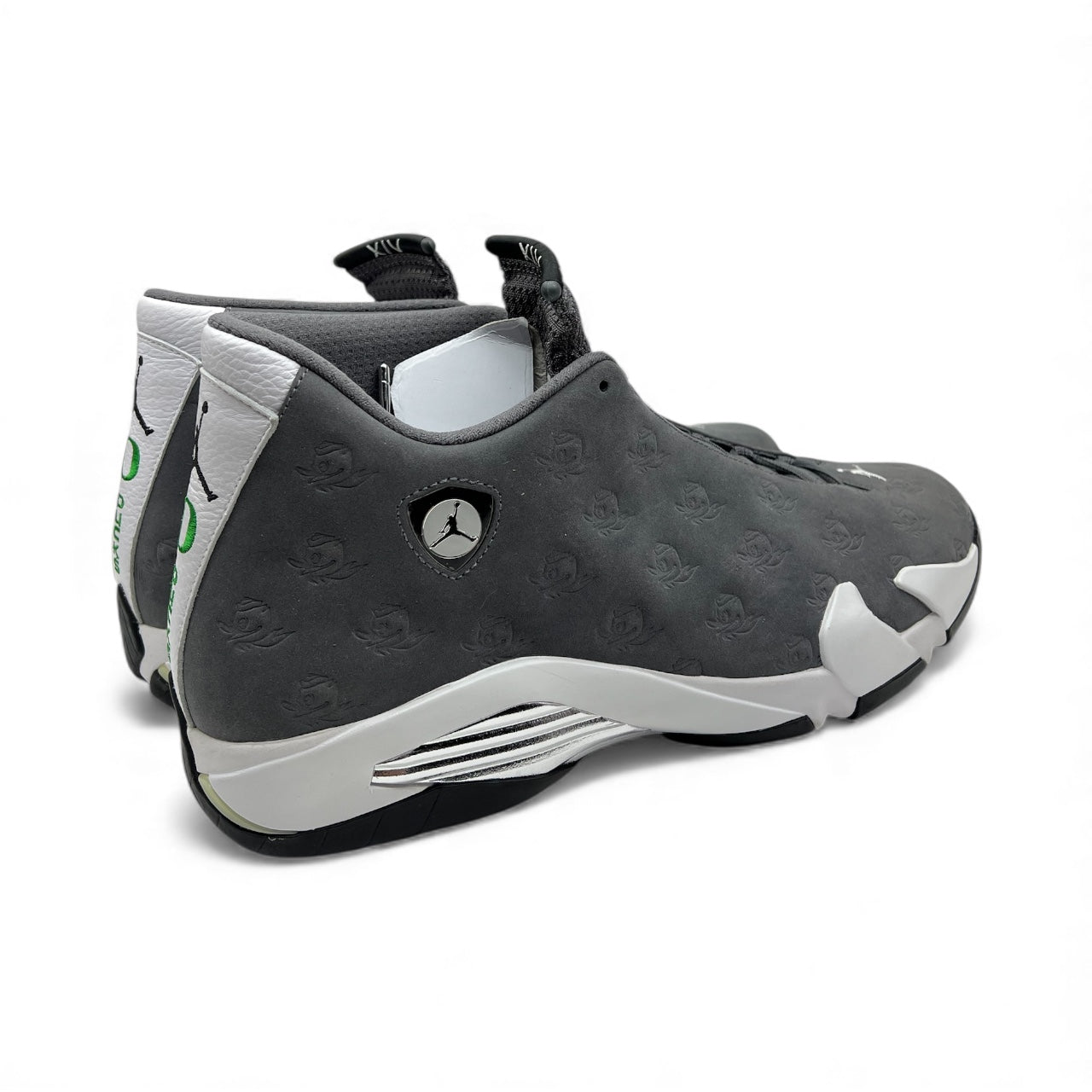Air Jordan 14 Retro "Oregon Ducks" Grey Sample 2016