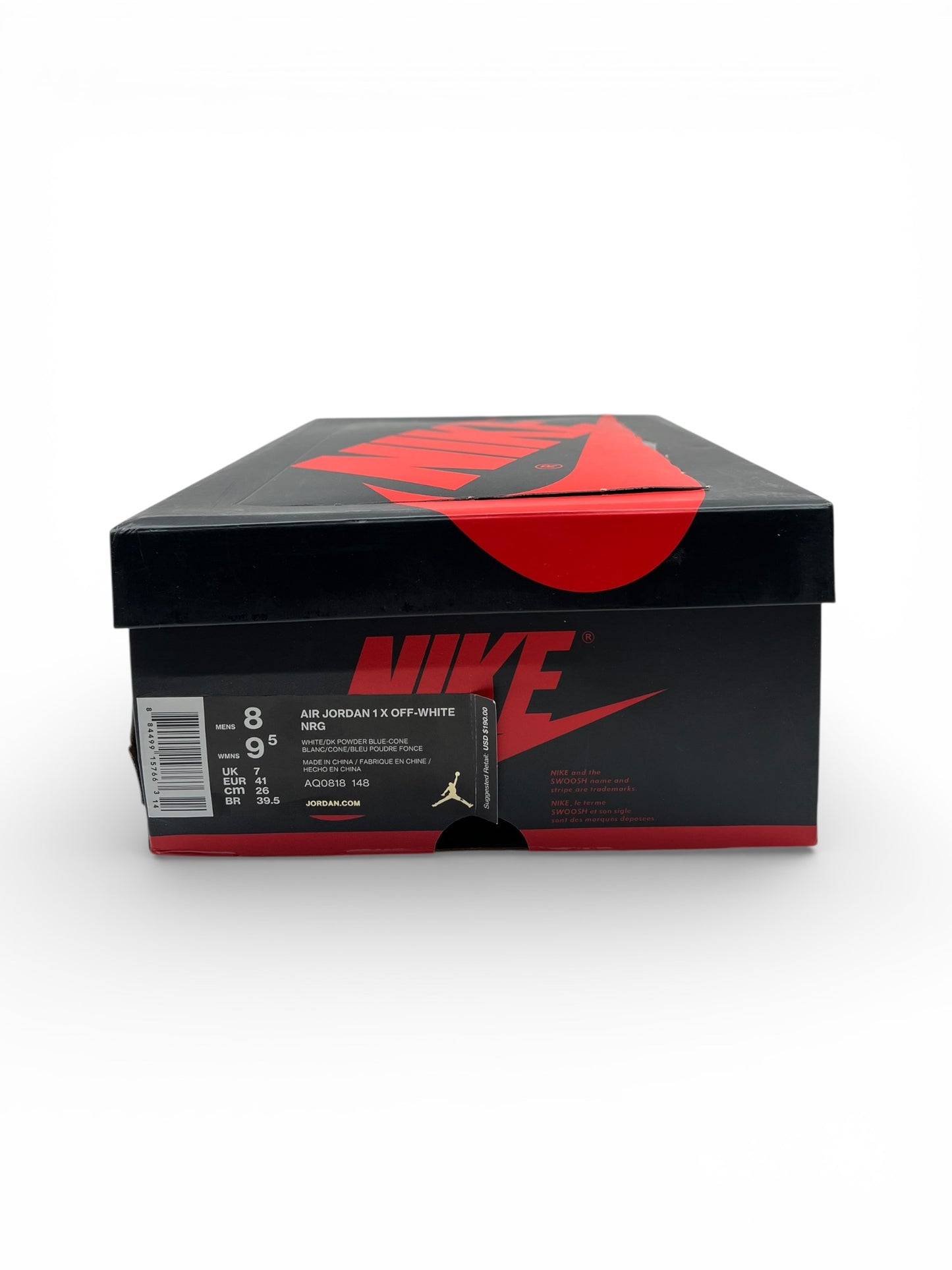 Air Jordan 1 x Off White “UNC” 2017