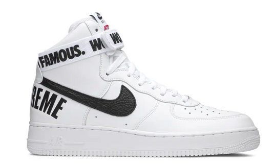 Nike Air Force 1 High Supreme "World Famous" White 2014