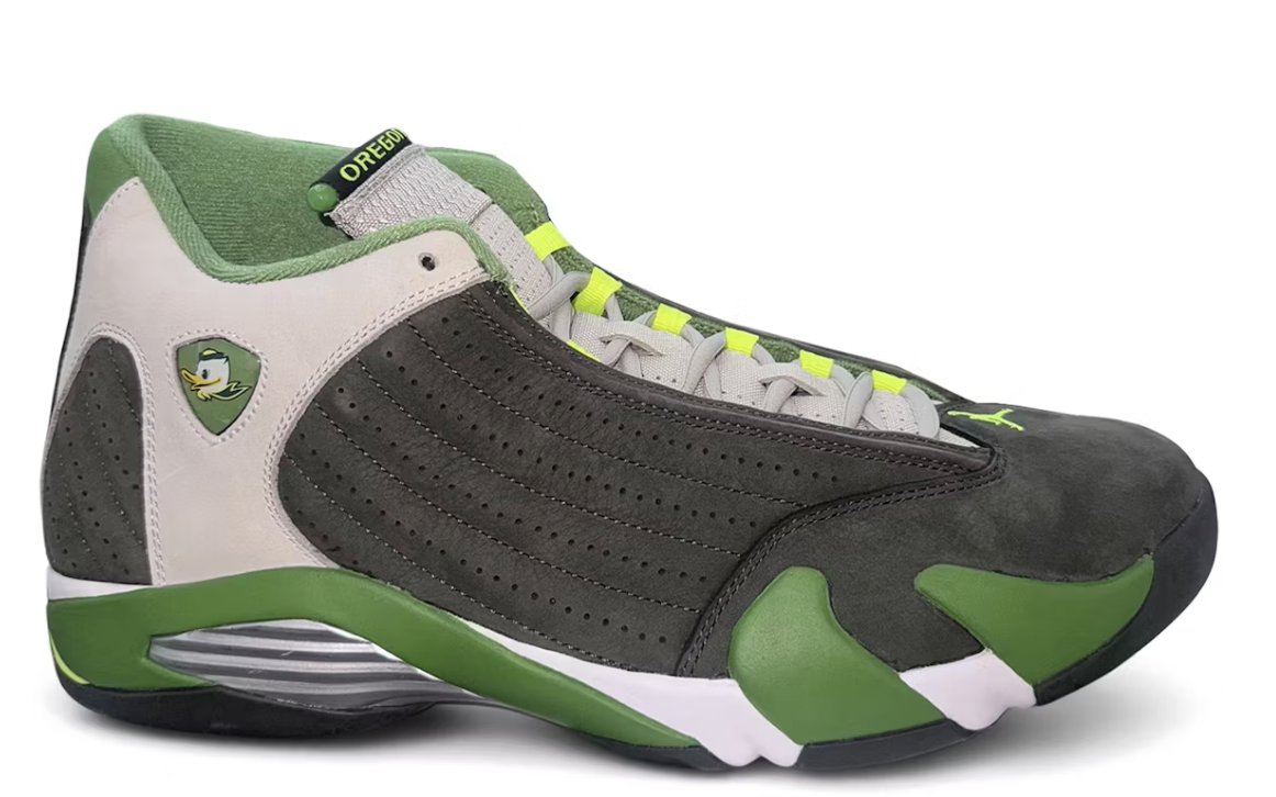 Air Jordan 14 Retro "Oregon Ducks" Sample 2022